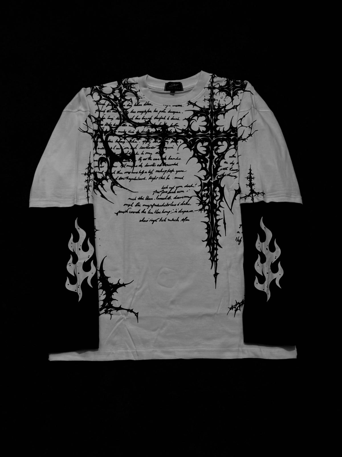 Sacred Script Drop Shoulder Tee
