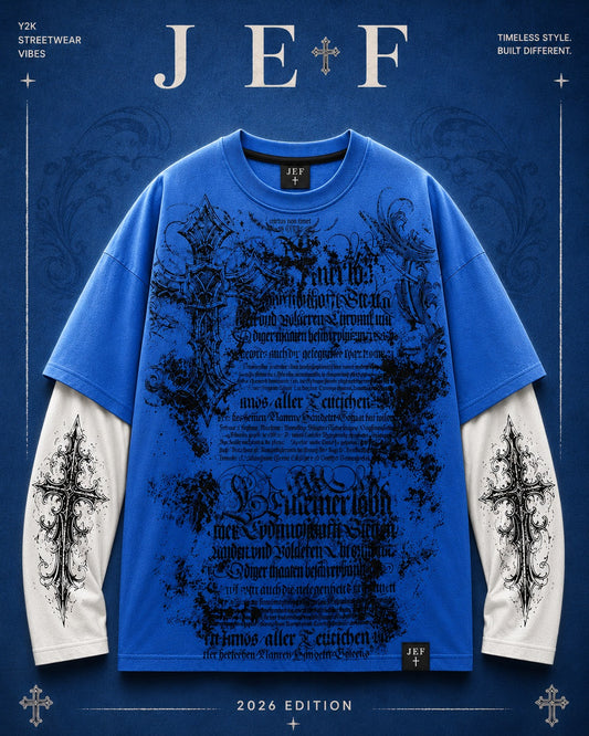 Eternal Cross Dropshoulder-Tee